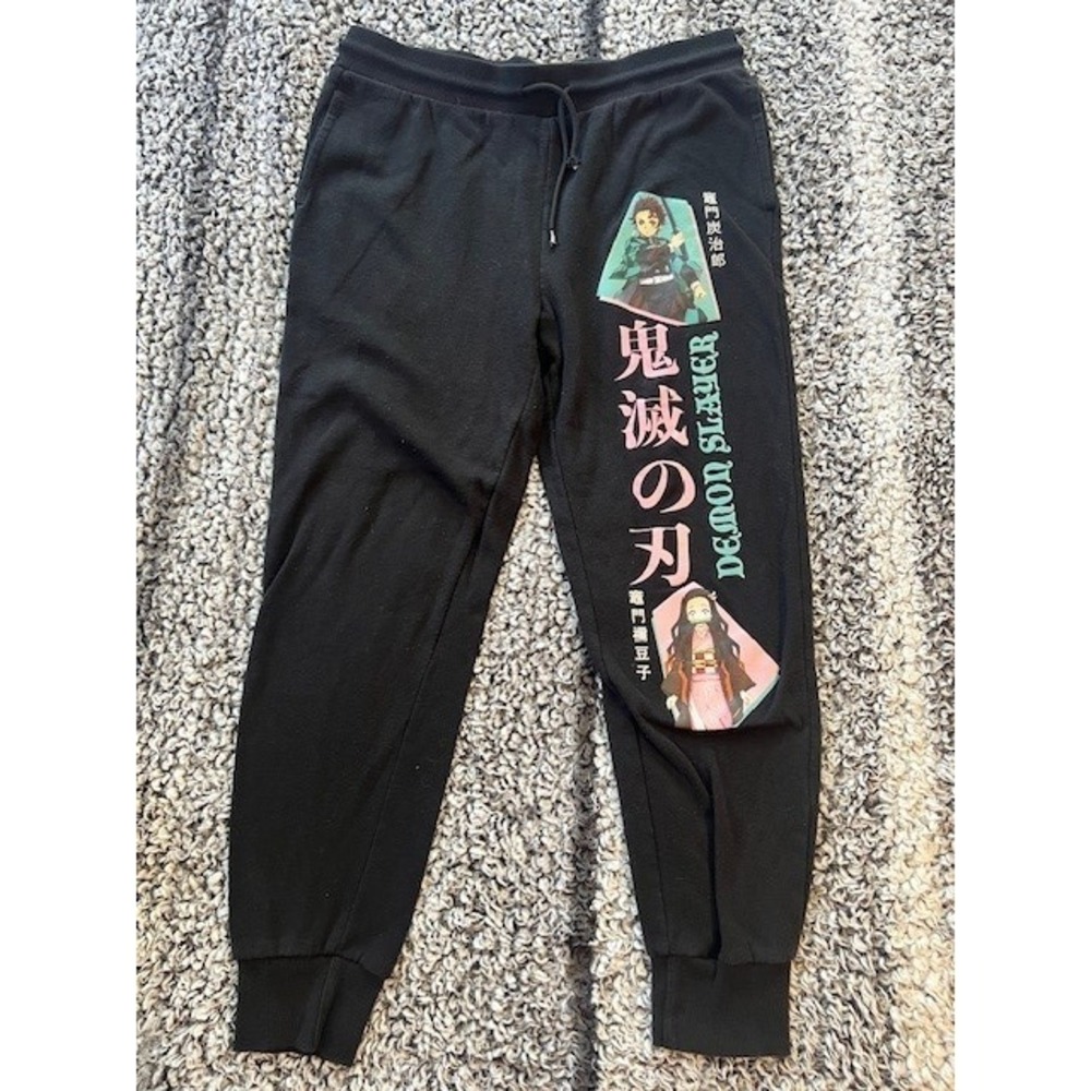 Men's Nezuko Kamado Demon Slayer Jogger Pants Size L